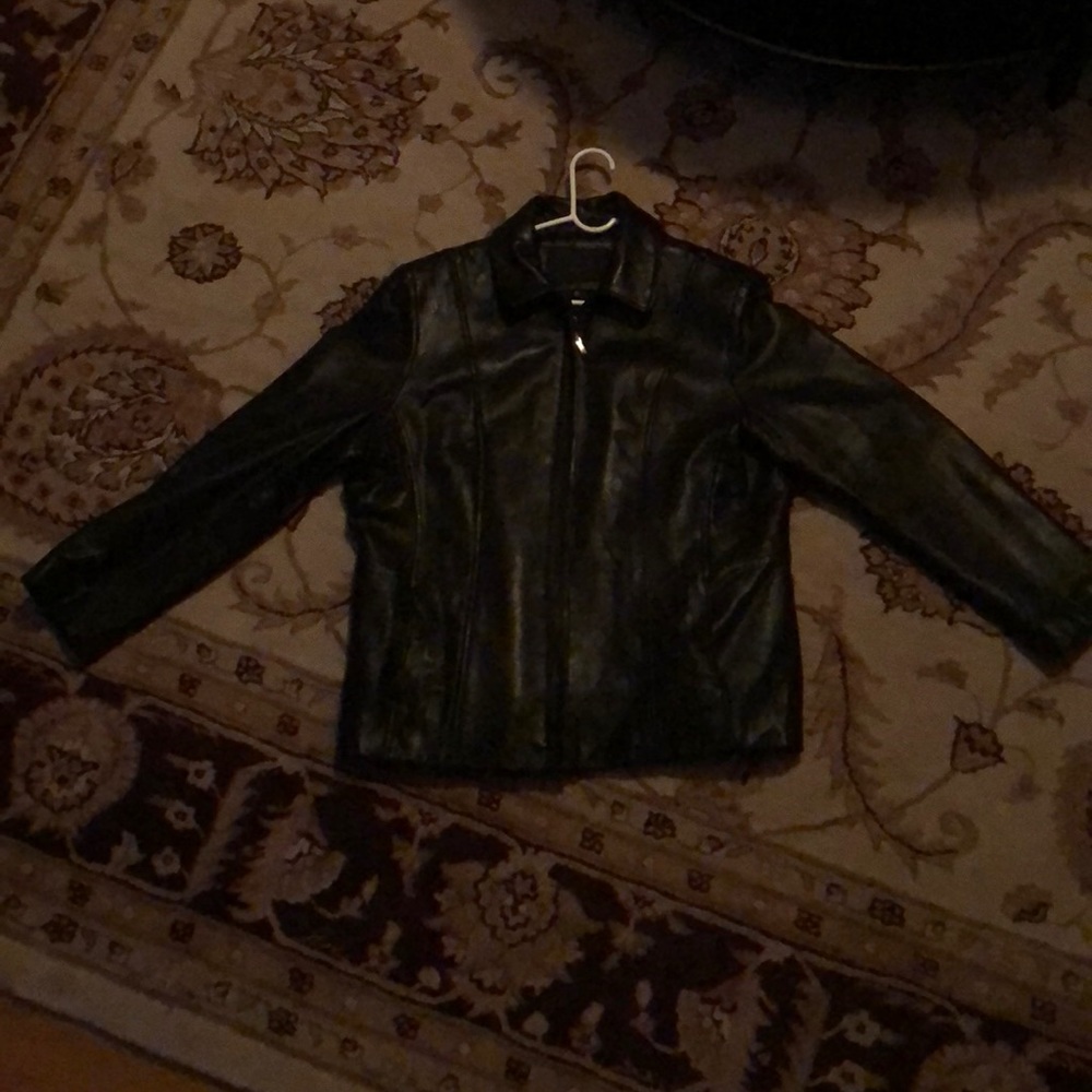 Avanti New York Black Leather Jacket
